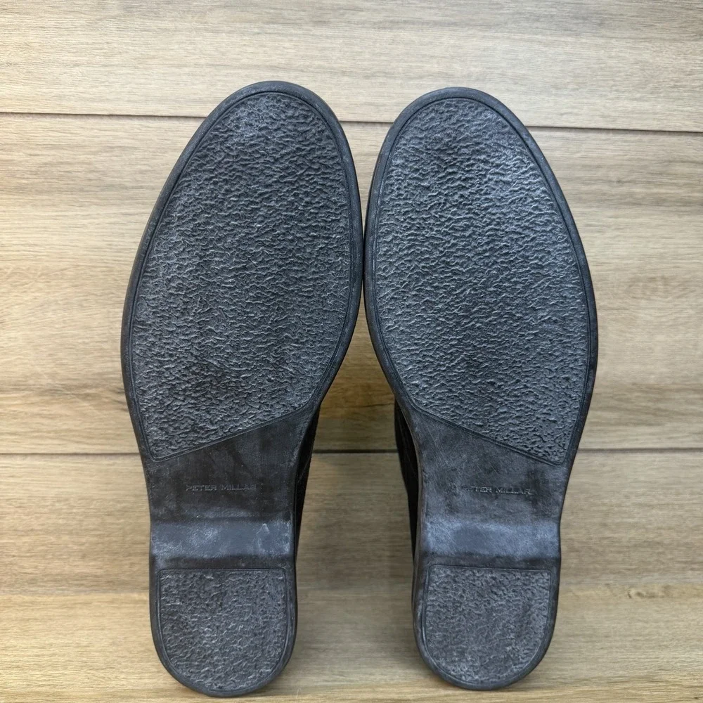 Peter Millar Excursionist Slip-On Chukka Boots Sz 11 Espresso Brown Suede